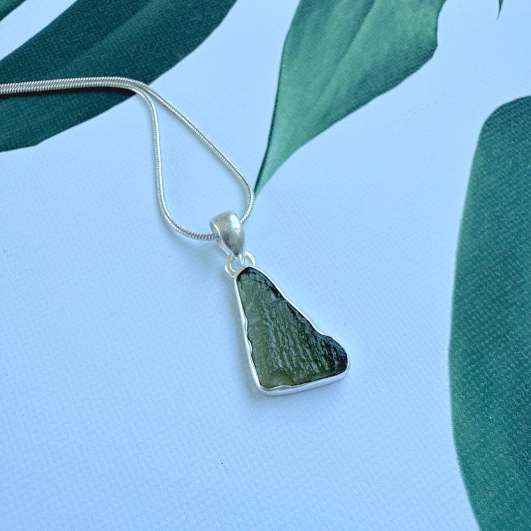 Moldavite Pendant