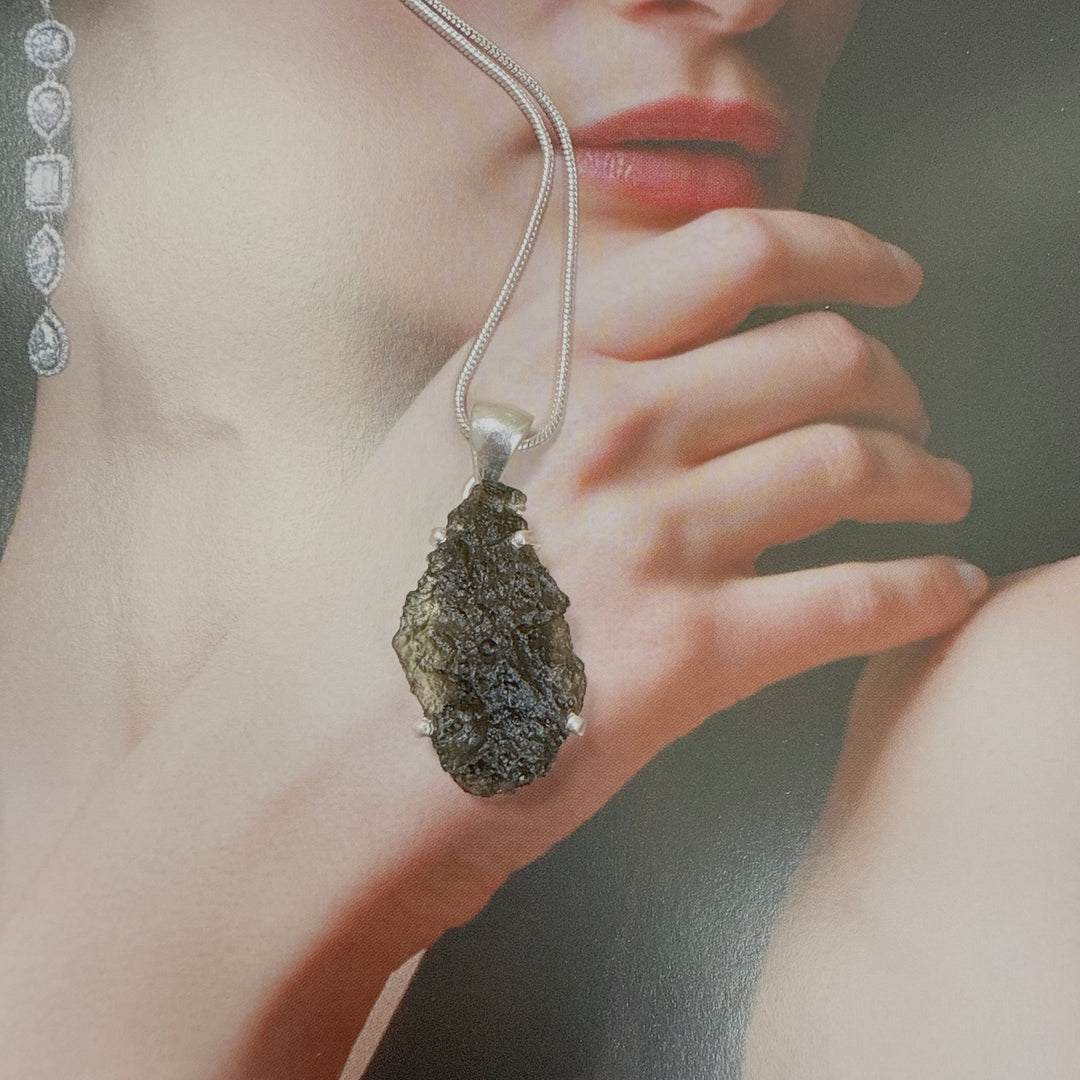 Moldavite Pendant