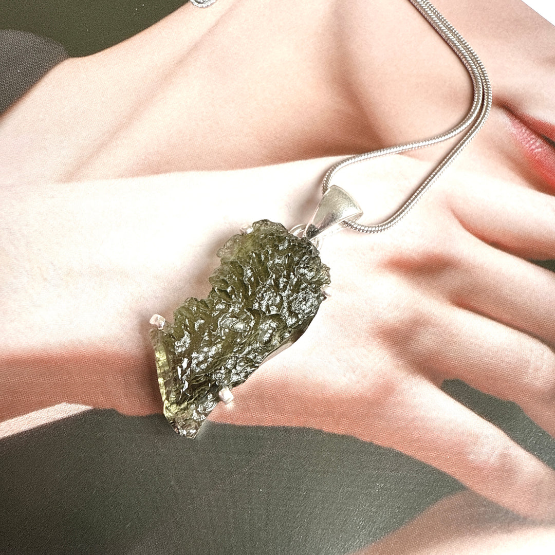 Moldavite Pendant