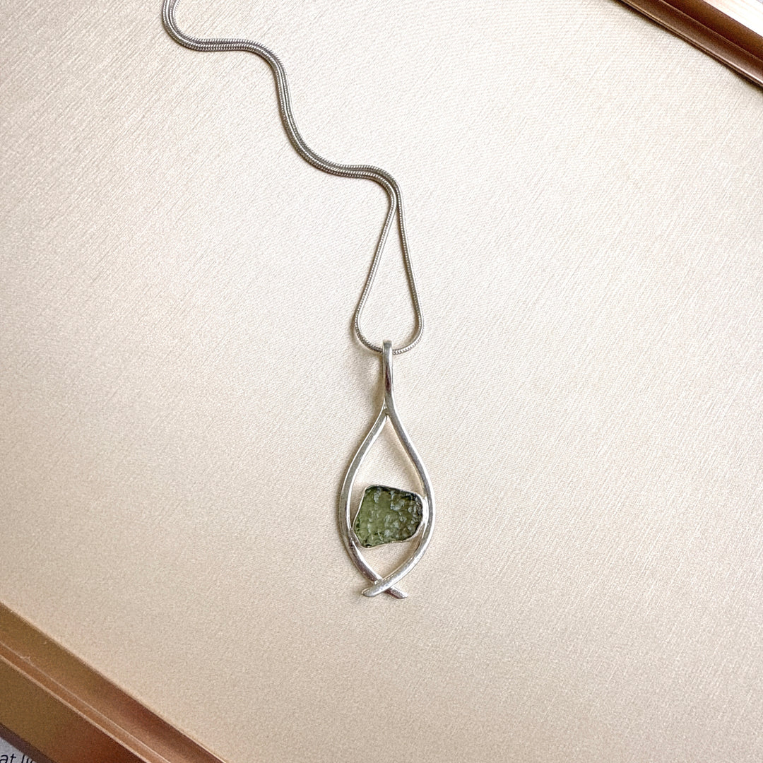 Moldavite Pendant