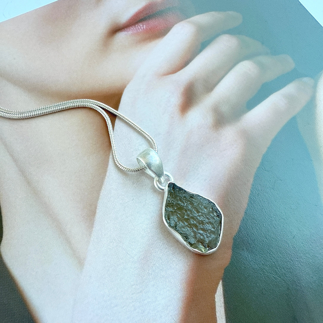 Moldavite Pendant