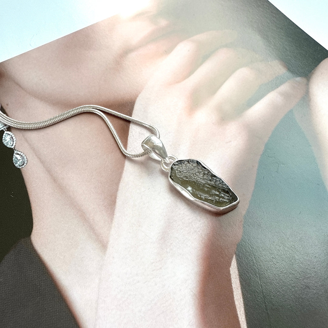 Moldavite Pendant