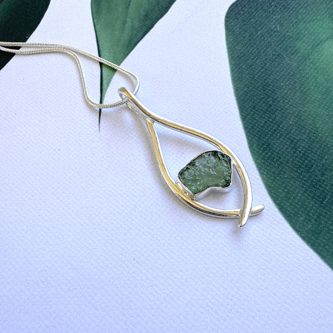 Moldavite Pendant