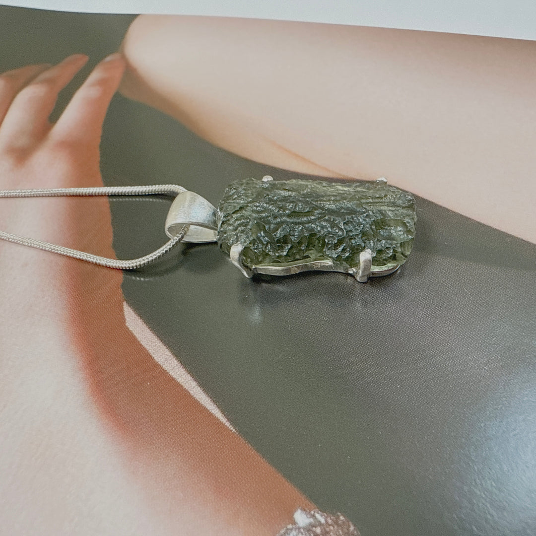 Moldavite Pendant