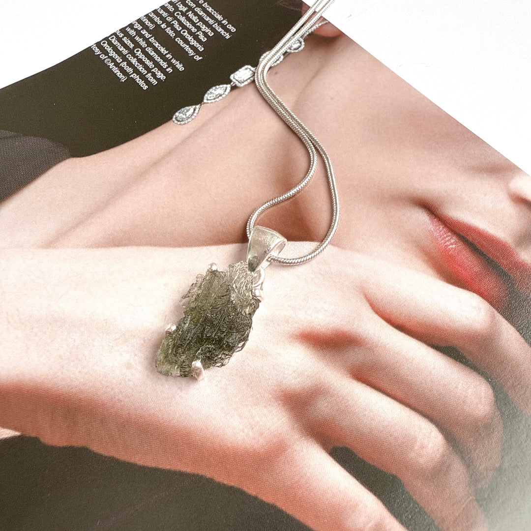 Moldavite Pendant