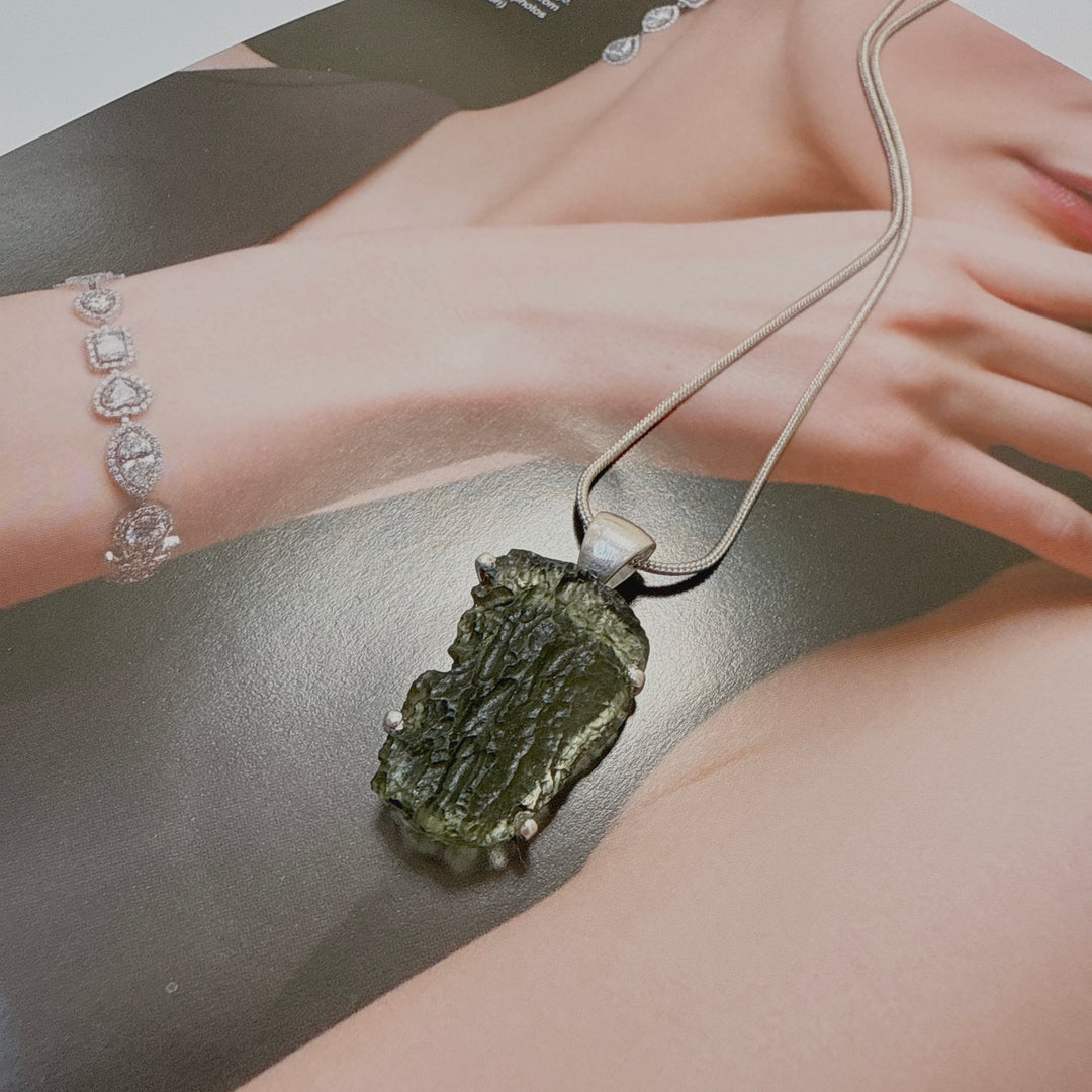 Moldavite Pendant