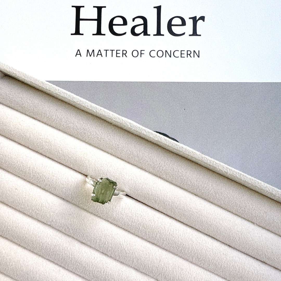 Moldavite Ring
