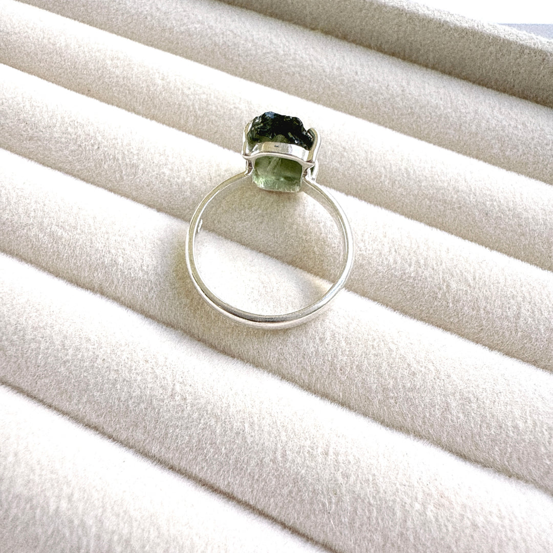 Moldavite Ring
