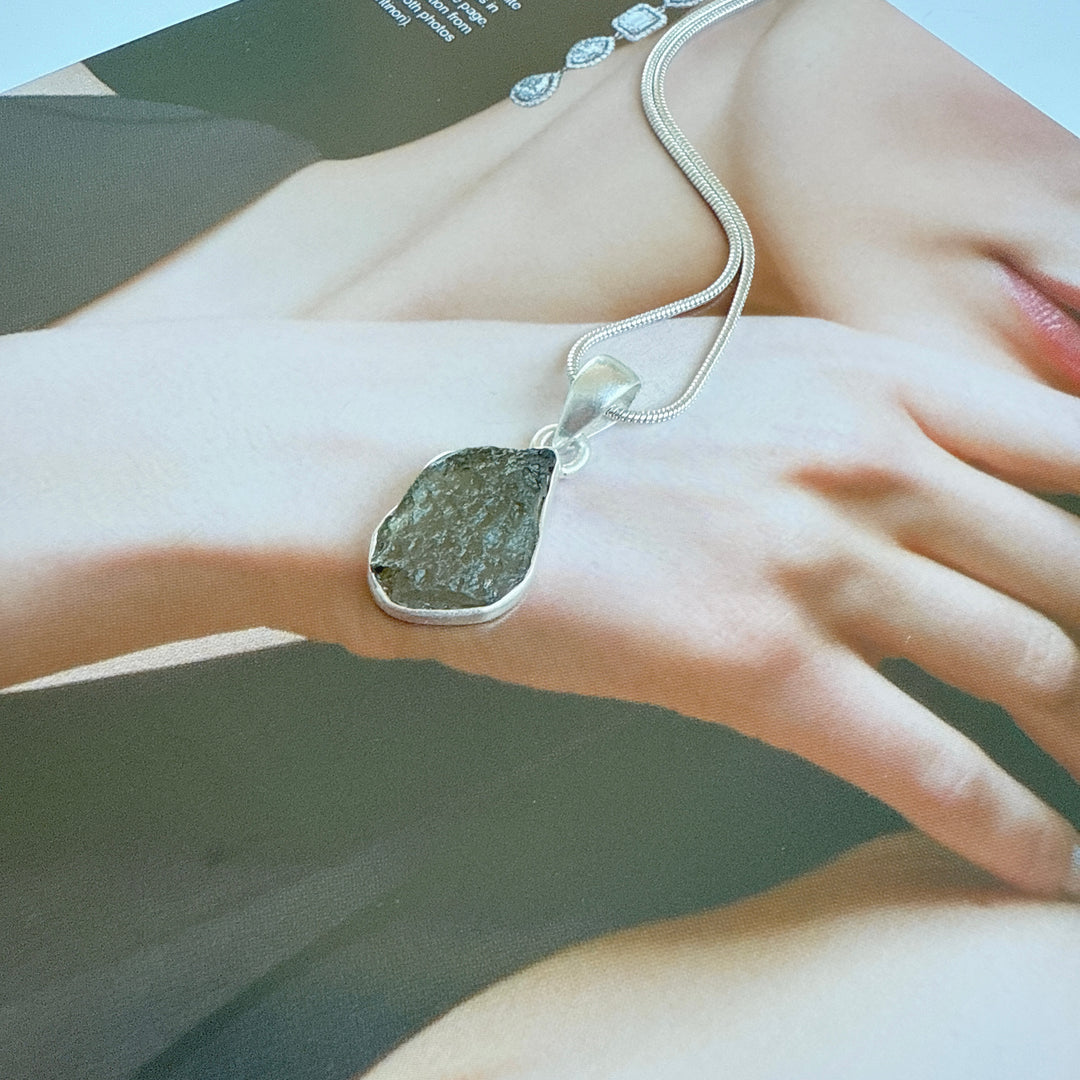 Moldavite Pendant