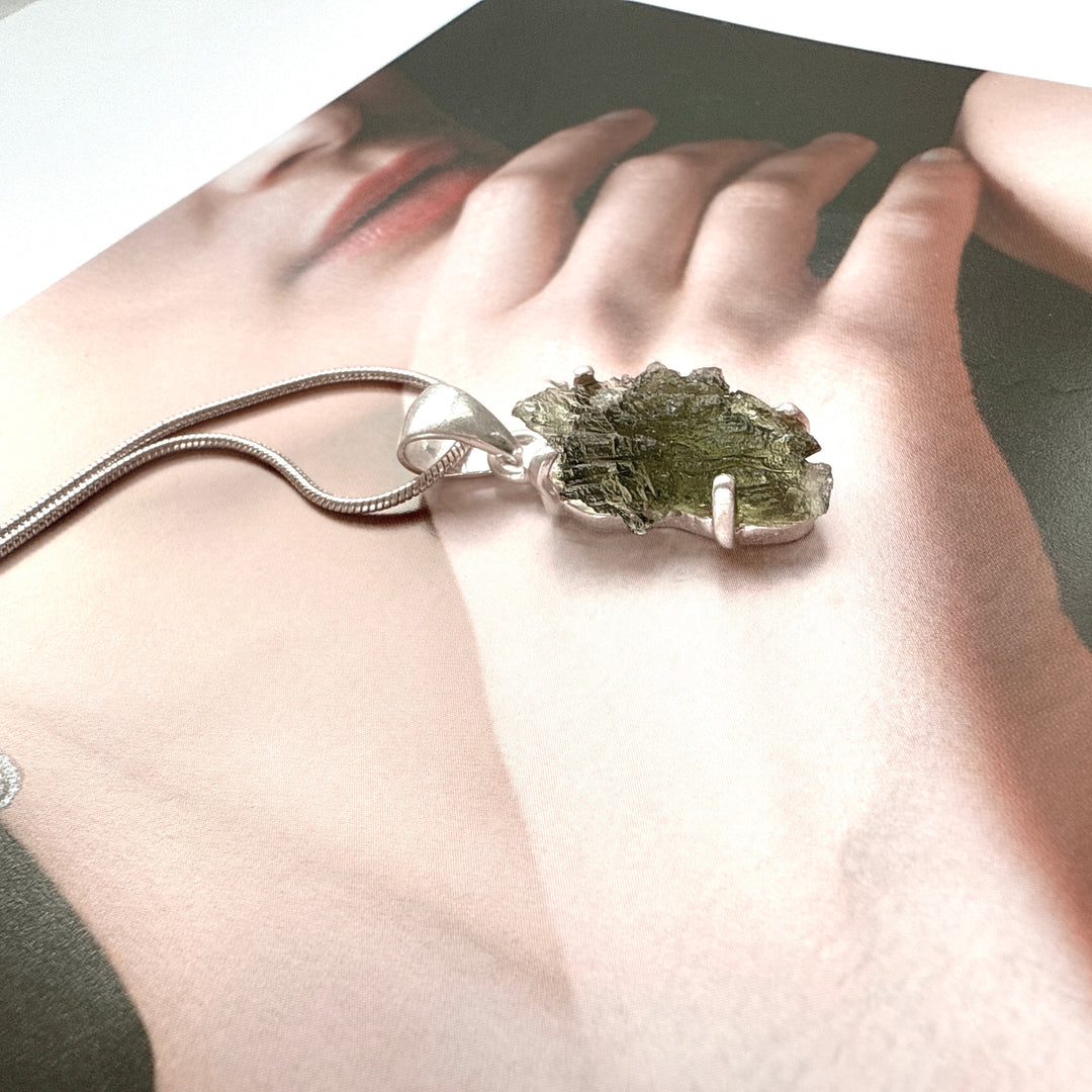 Moldavite Pendant