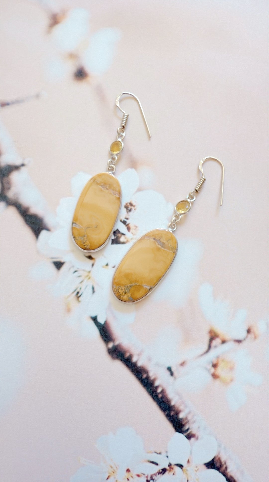 Maligano Jasper Citrine Earrings