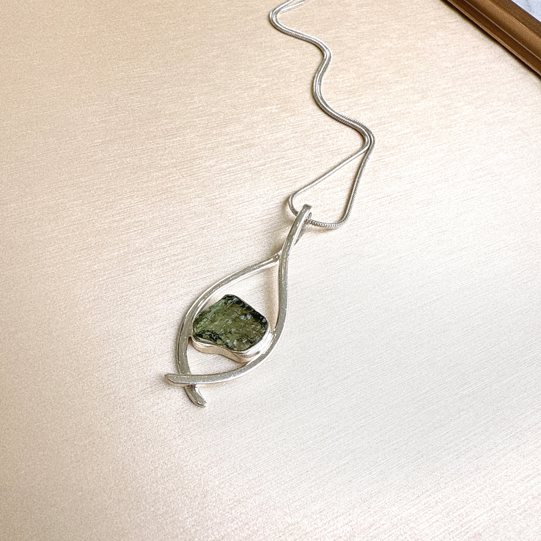 Moldavite Pendant