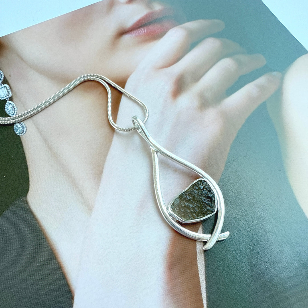 Moldavite Pendant