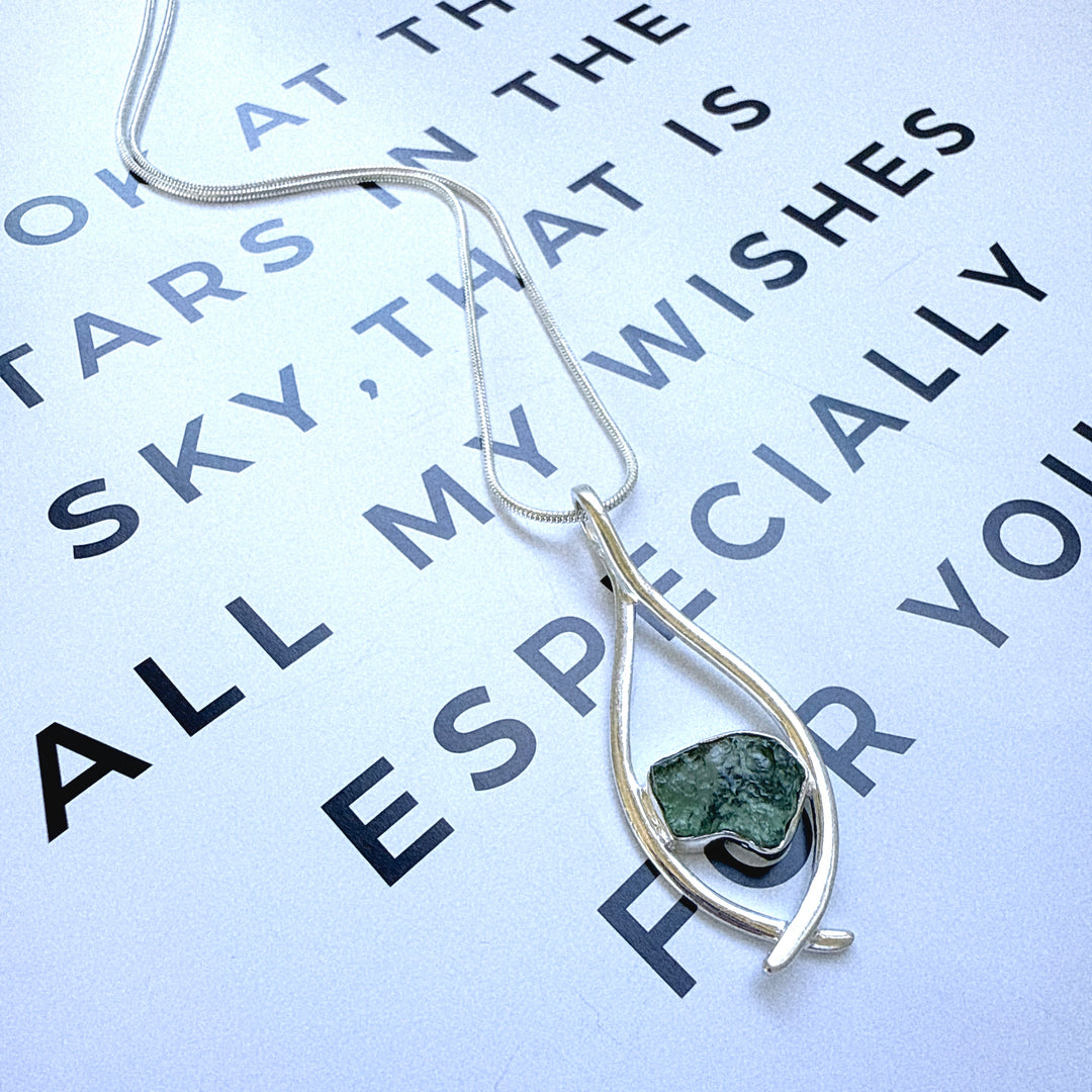 Moldavite Pendant