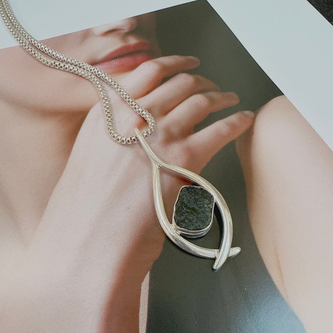 Moldavite Pendant