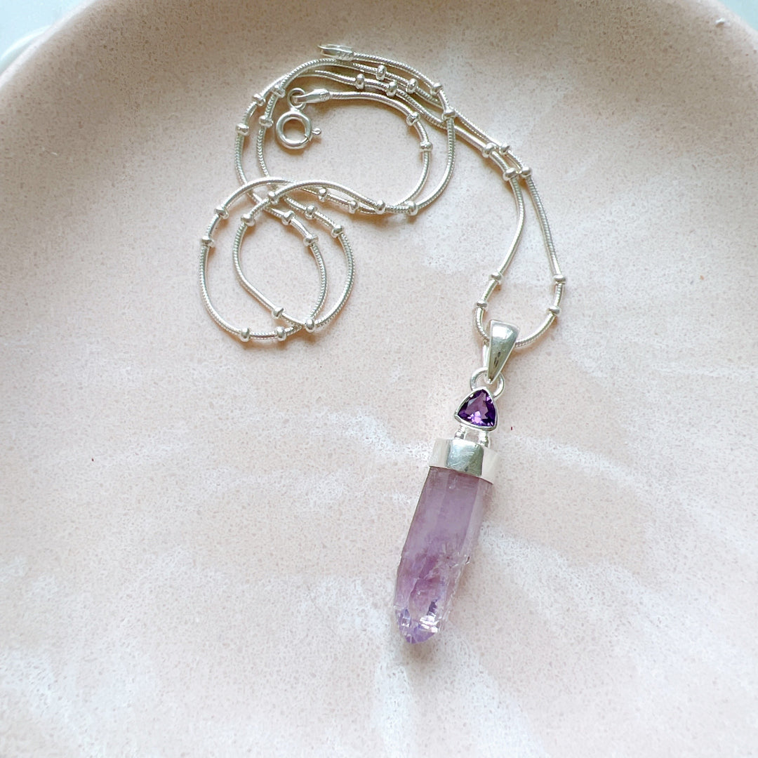 LAVENDER & AMETHYST PENDANT