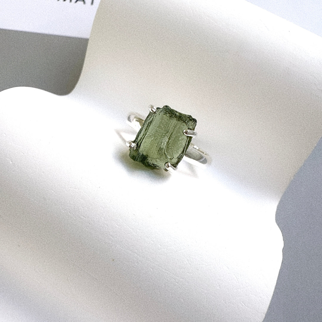 Moldavite Ring