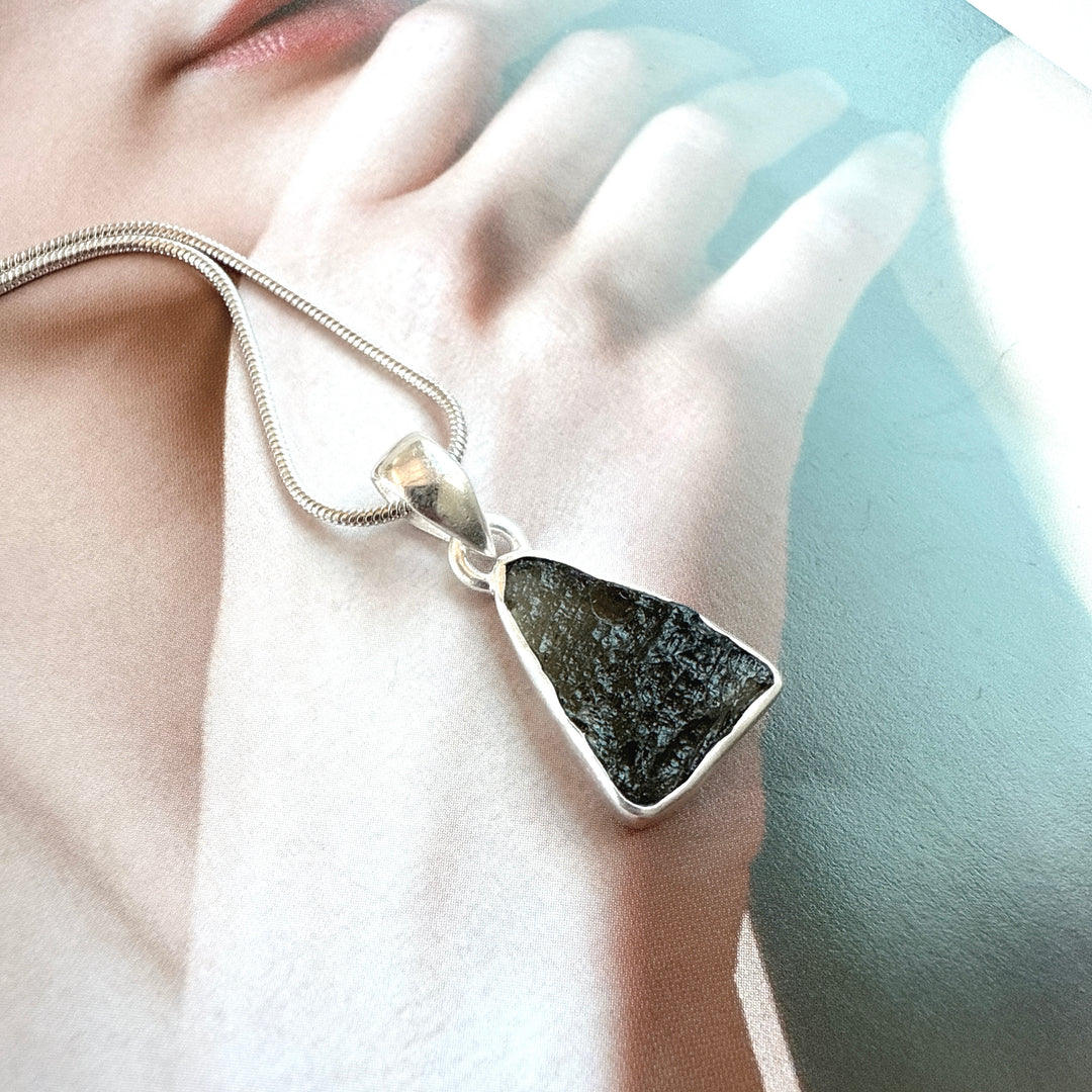 Moldavite Pendant