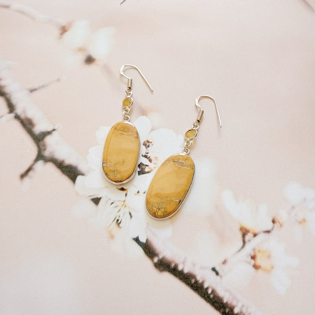 Maligano Jasper Citrine Earrings