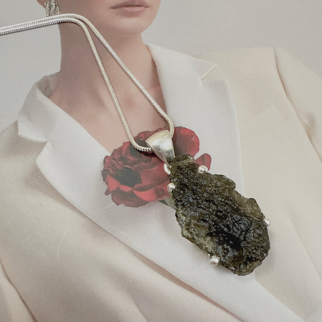 Moldavite Pendant