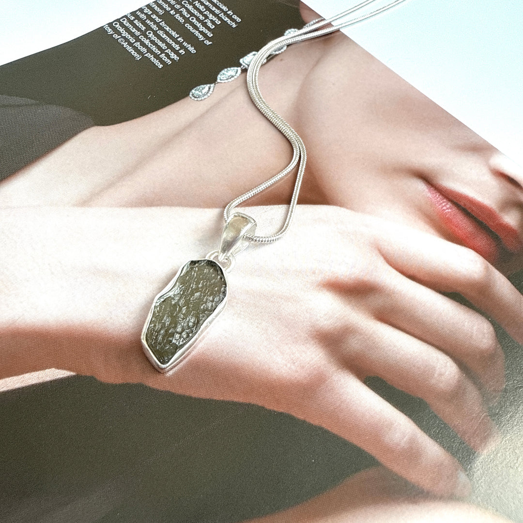 Moldavite Pendant