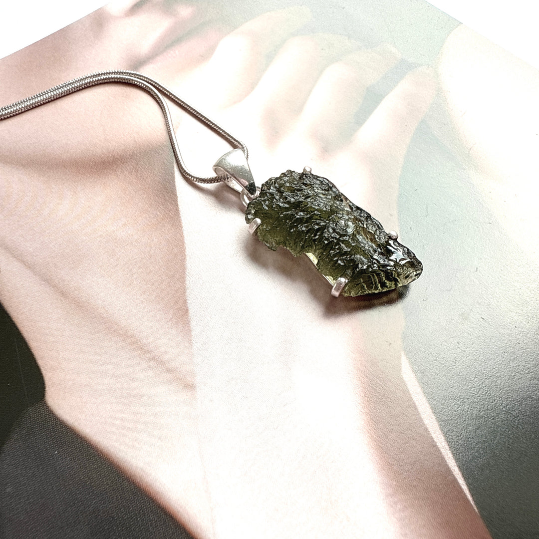 Moldavite Pendant