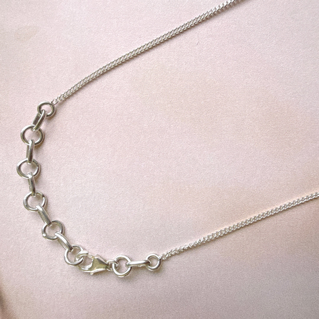 Moldavite, Herkimer Diamond & Meteorite Campo Del Cielo Necklace