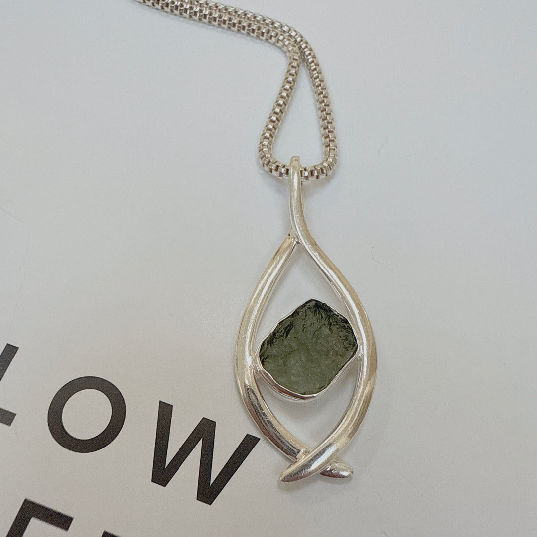 Moldavite Pendant