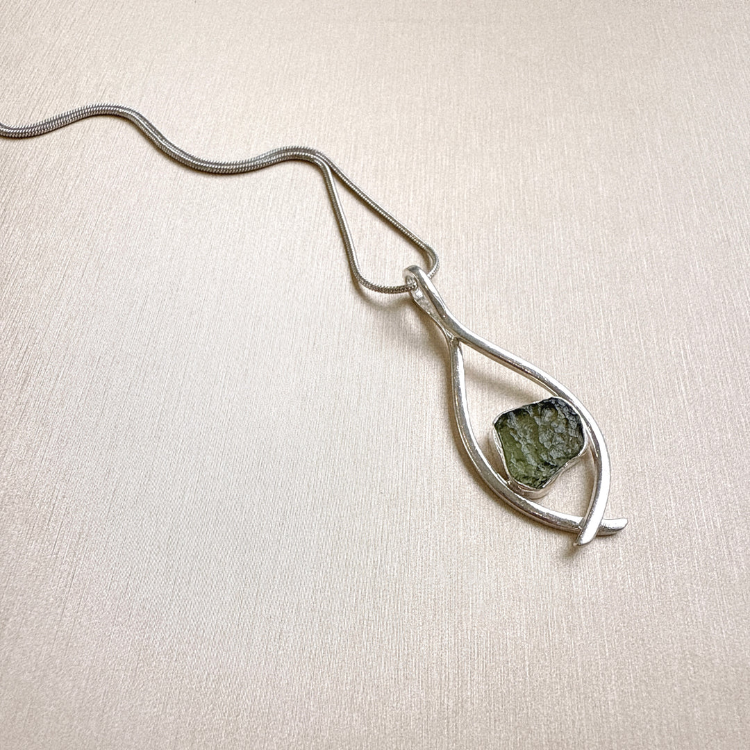 Moldavite Pendant