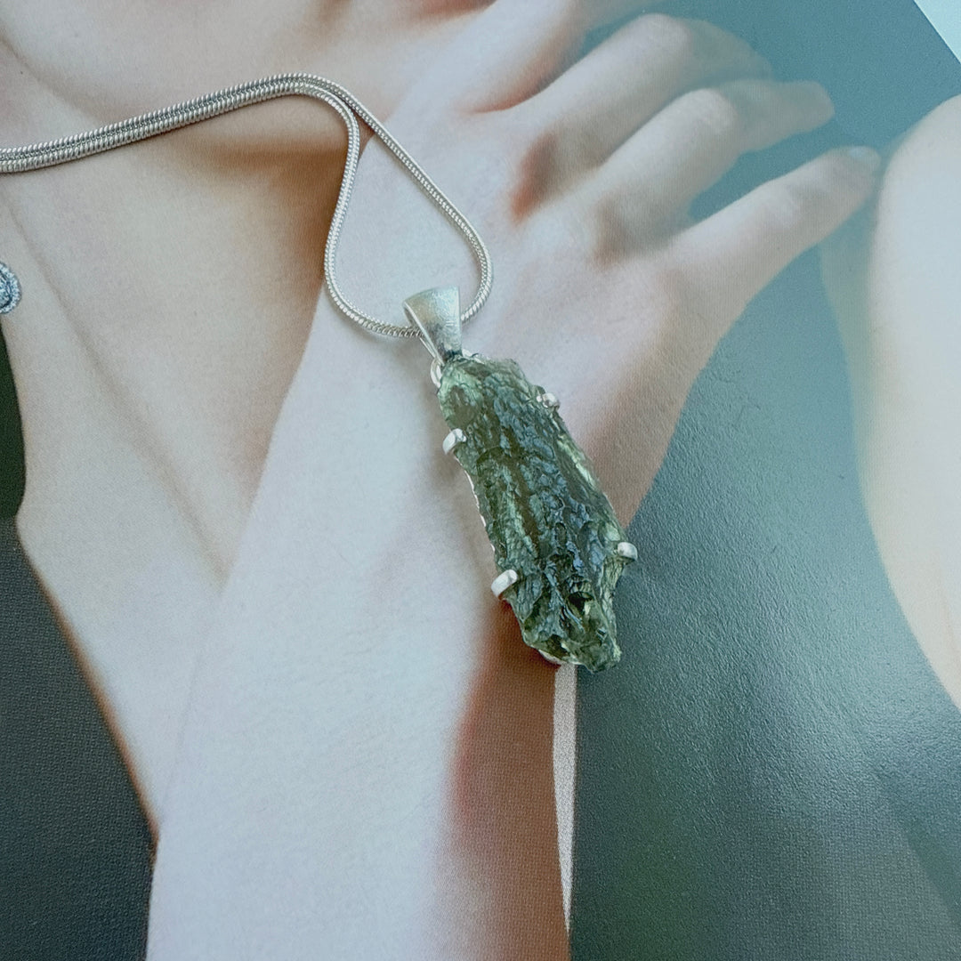 Moldavite Pendant