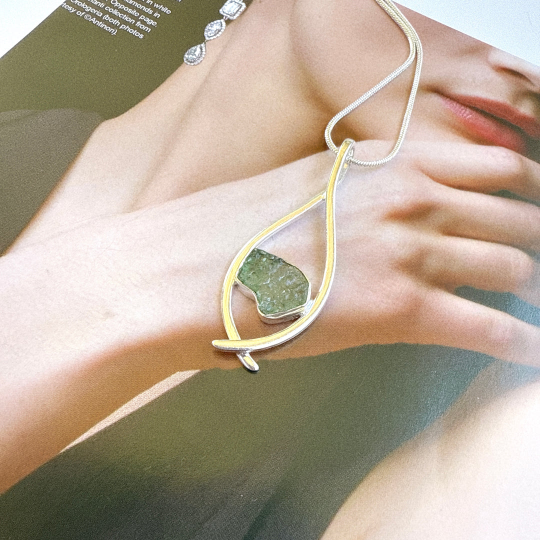 Moldavite Pendant