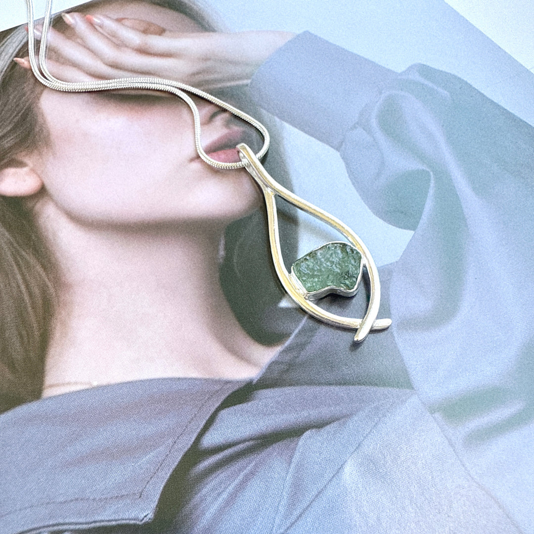 Moldavite Pendant