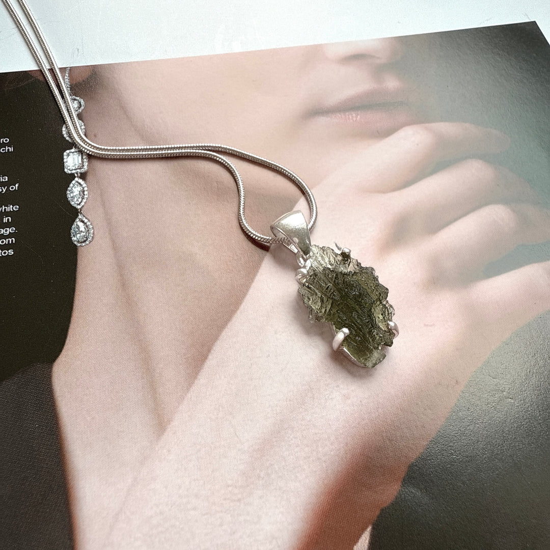 Moldavite Pendant