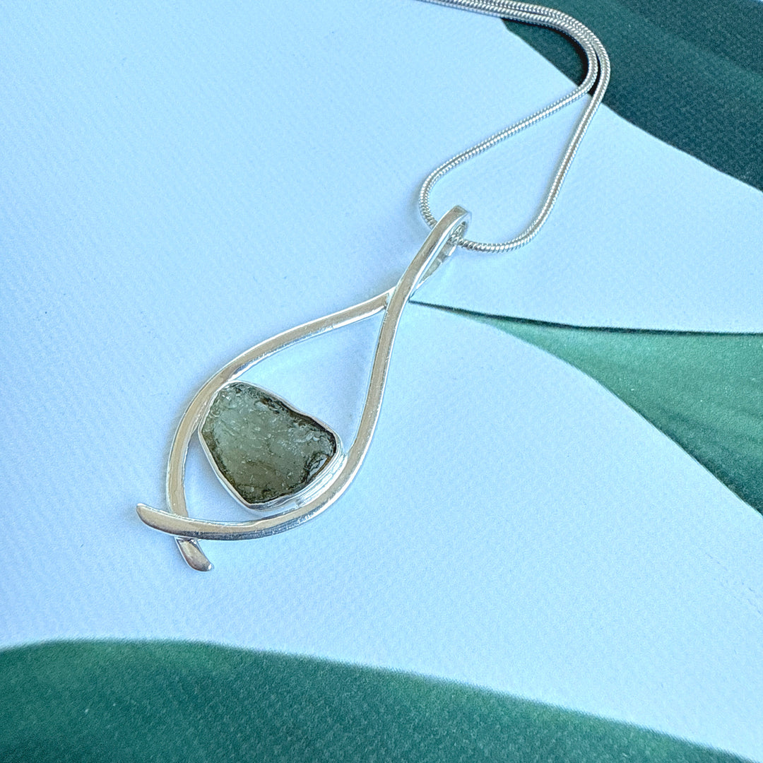 Moldavite Pendant