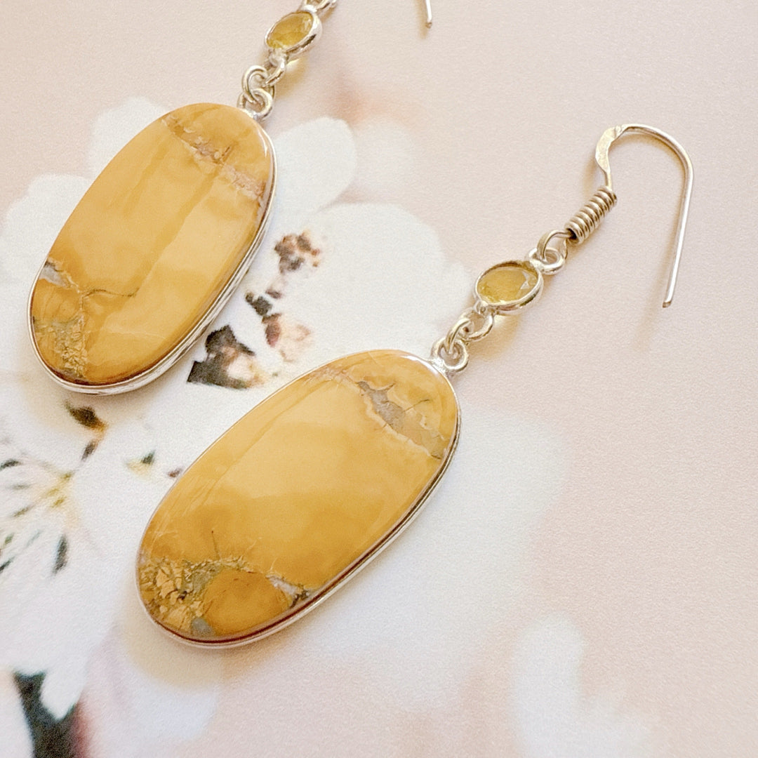 Maligano Jasper Citrine Earrings