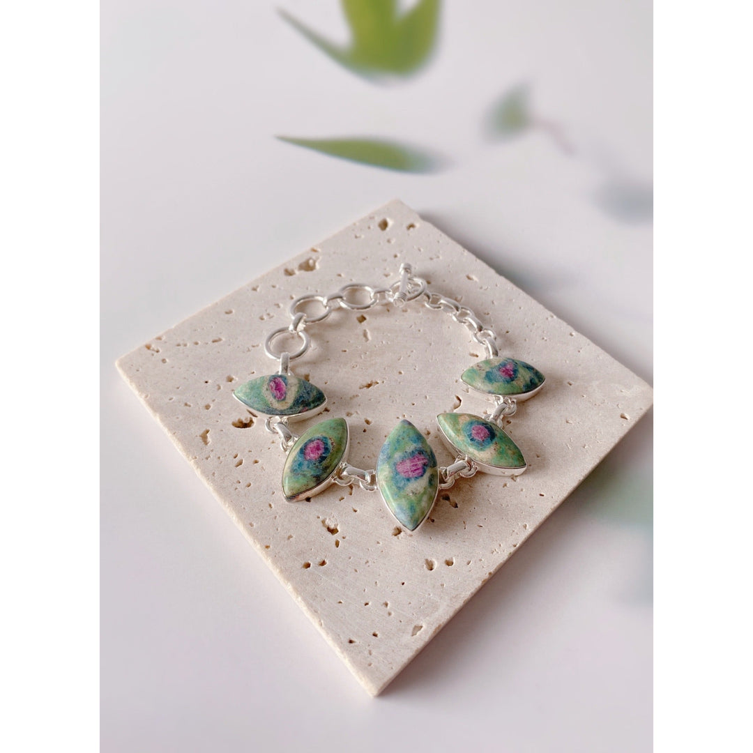 Ruby in Fuchsite Bracelet
