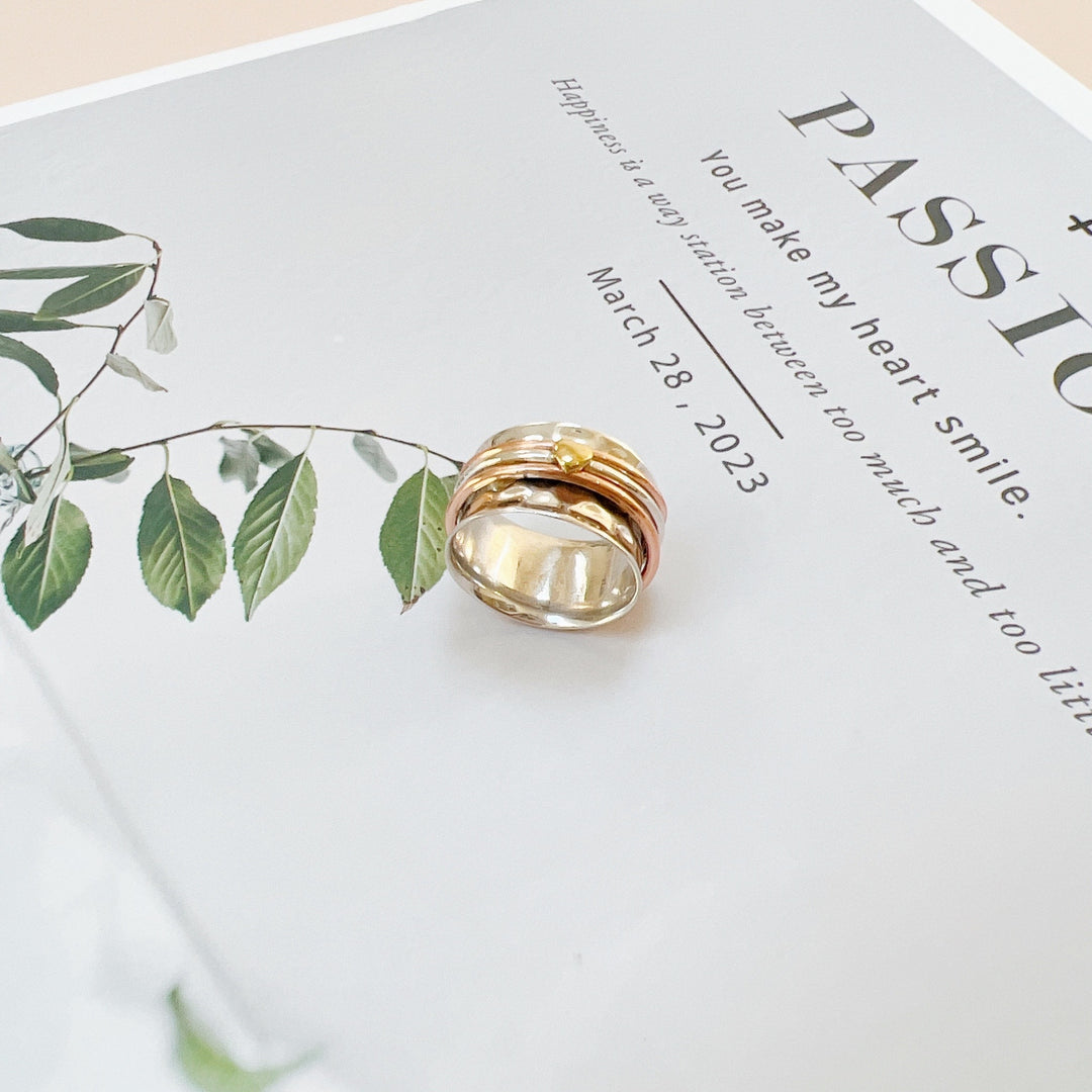 Handmade Meditation Spin Ring