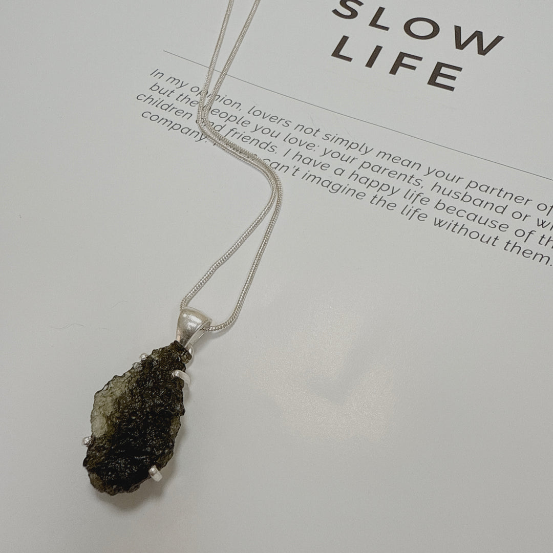 Moldavite Pendant
