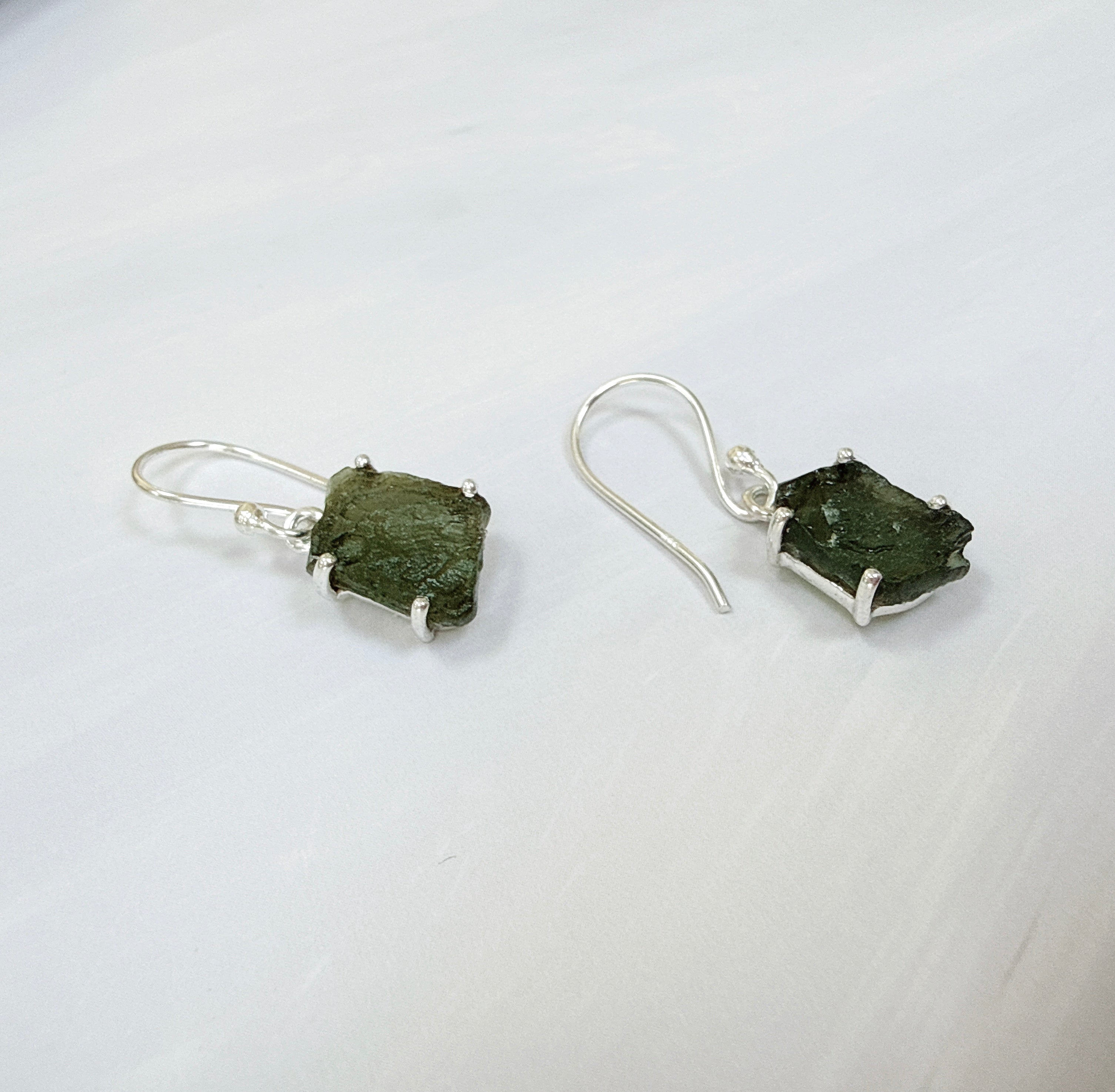 Moldavite Earrings