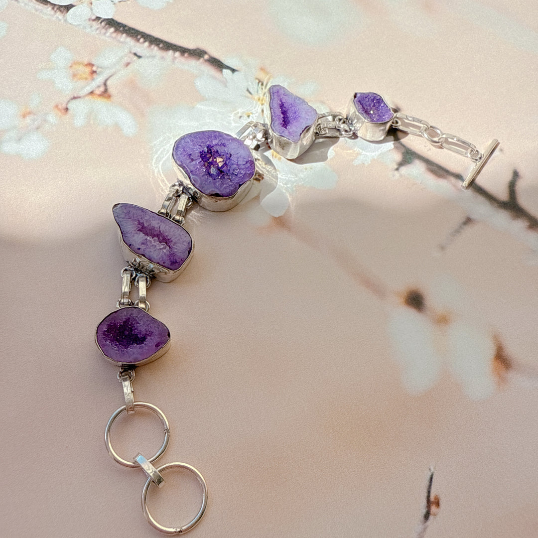 Agate Geode Bracelet