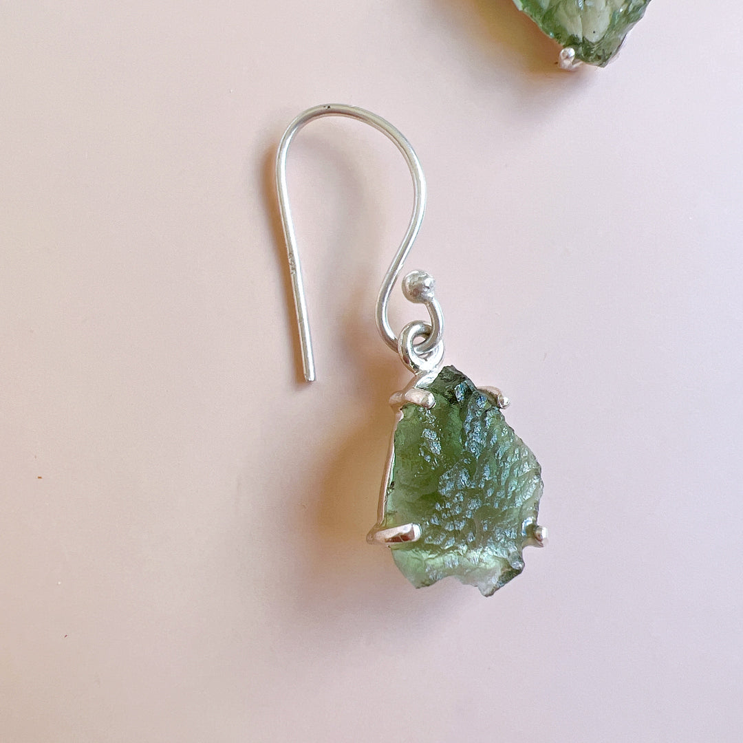 Moldavite Earrings