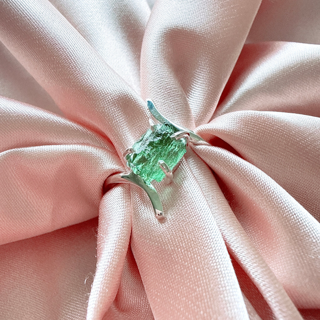Moldavite Ring