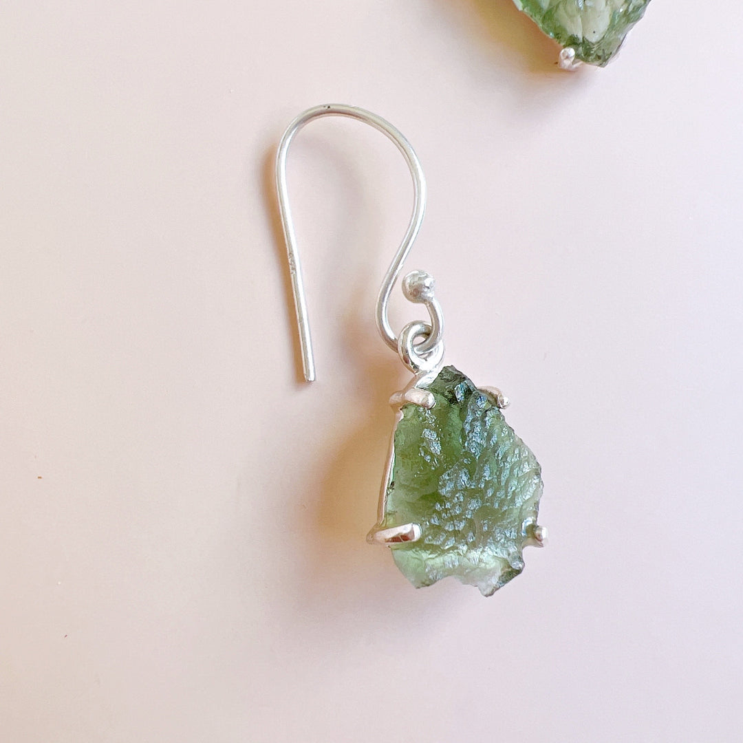 Moldavite Earrings