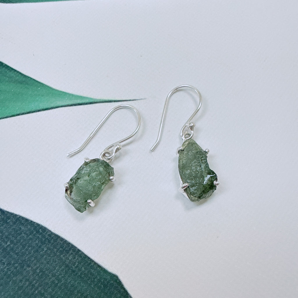 Moldavite Earrings