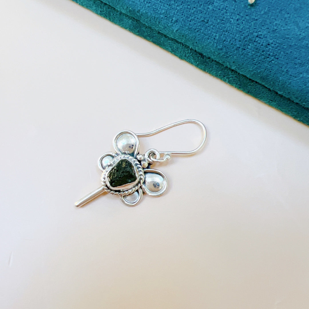 MOLDAVITE EARRINGS