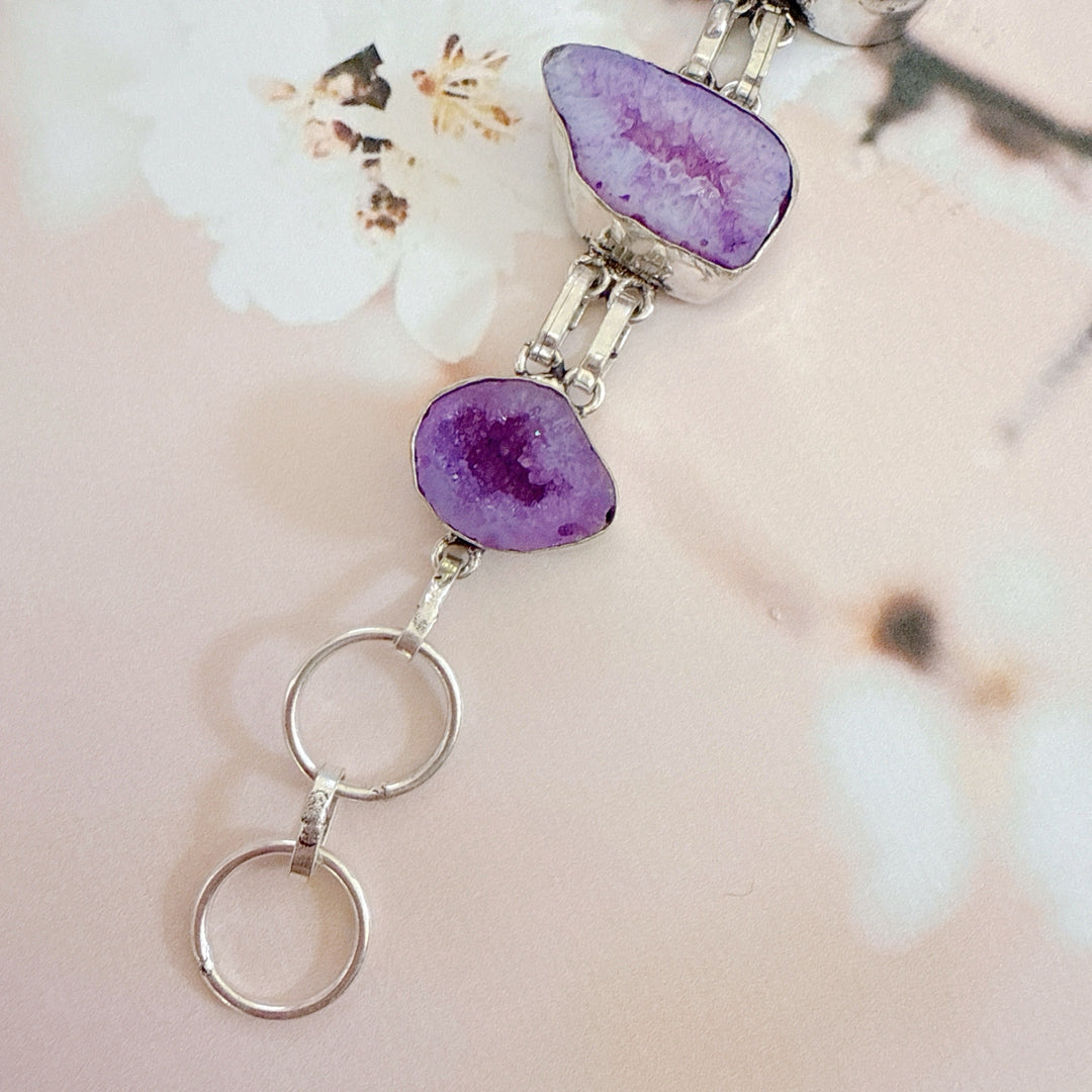 Agate Geode Bracelet