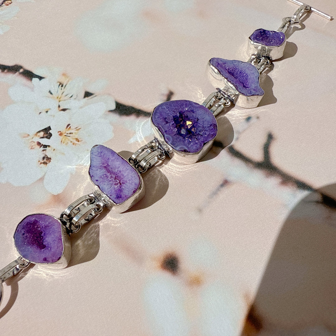 Agate Geode Bracelet