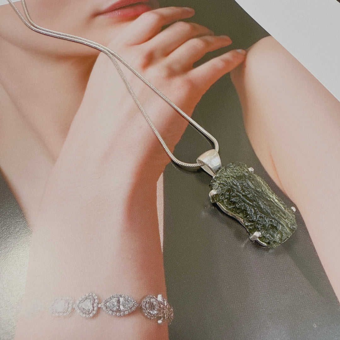 Moldavite Pendant