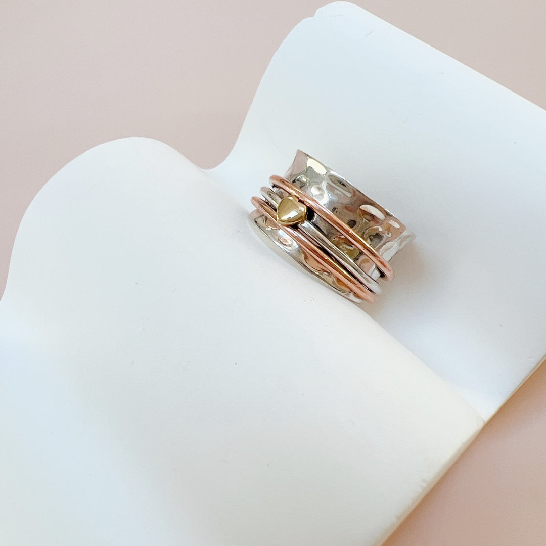 Handmade Meditation Spin Ring