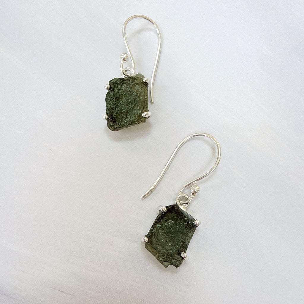 Moldavite Earrings
